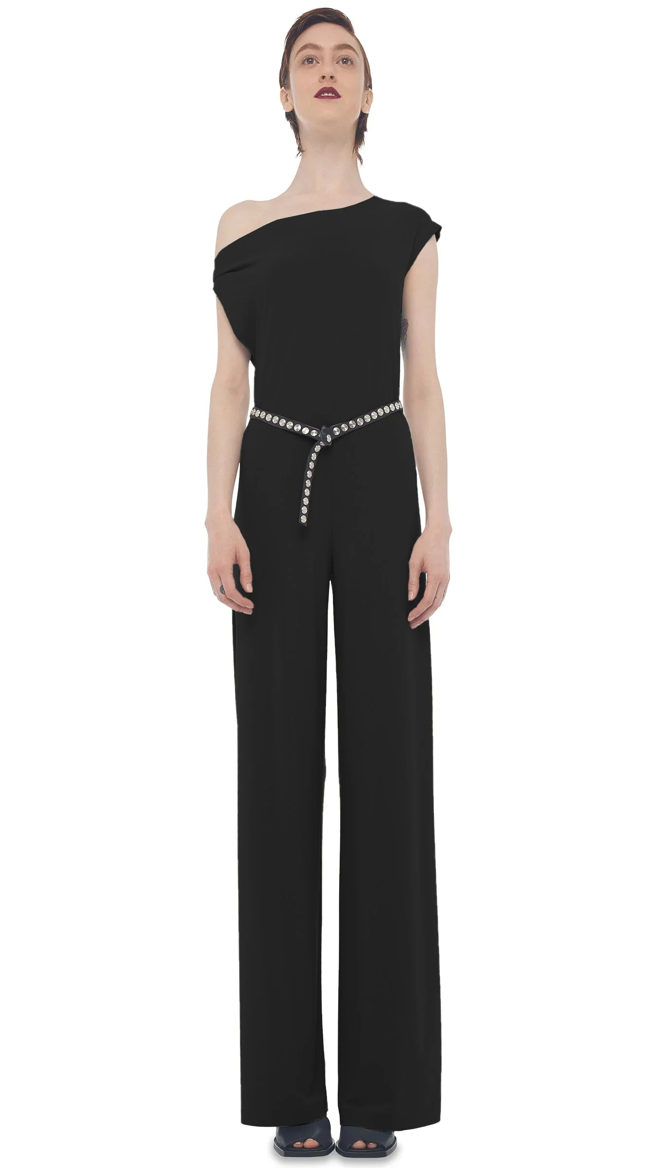 Norma Kamali Drop Shoulder Jumpsuit