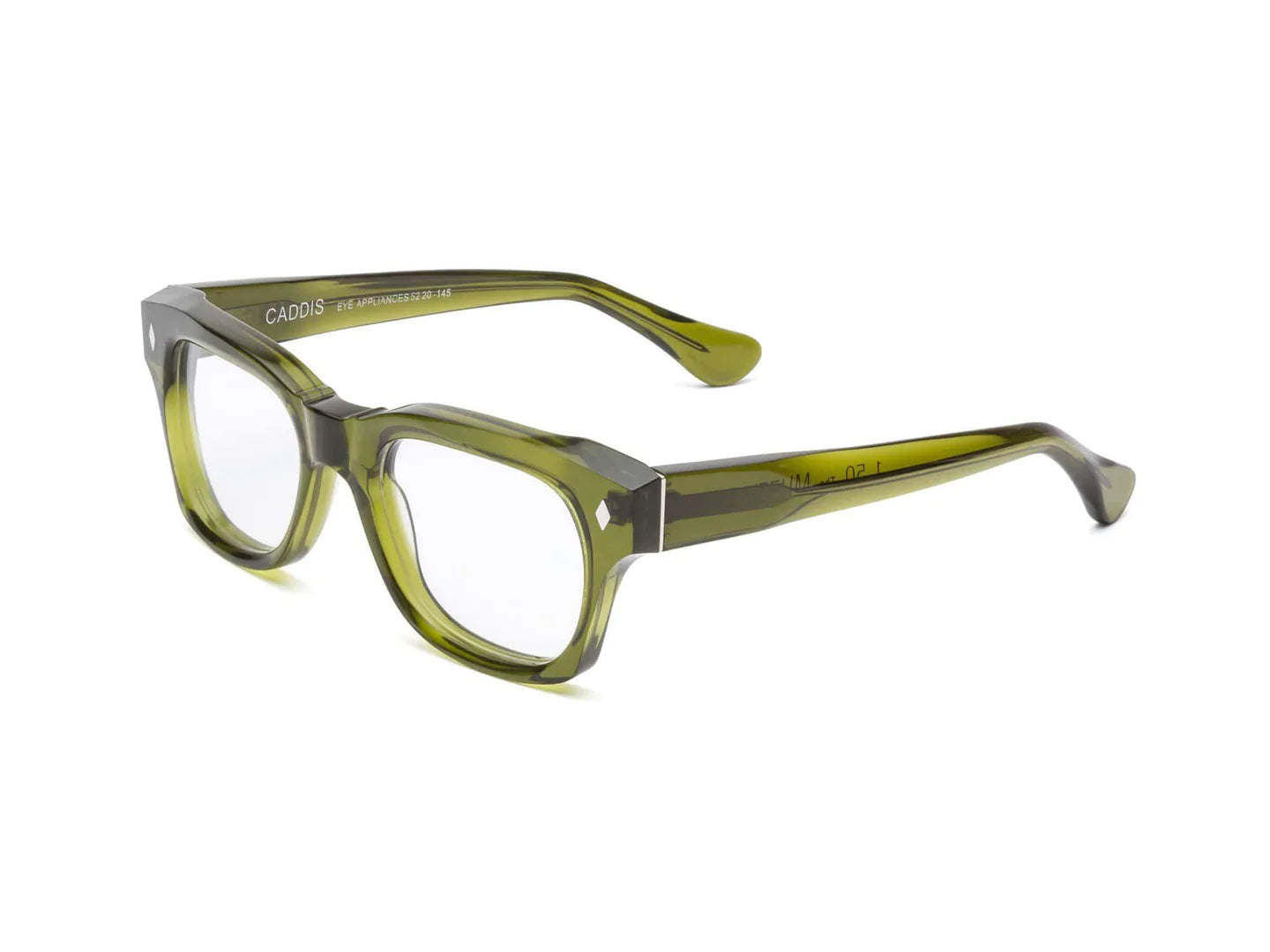 CADDIS Muzzy Reading Glasses - Heritage Green – Harbour Thread display picture 2