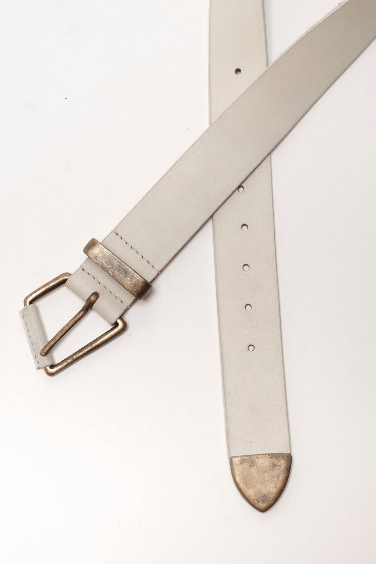 Free People Getty Leather Belt - Sun Faded Khaki