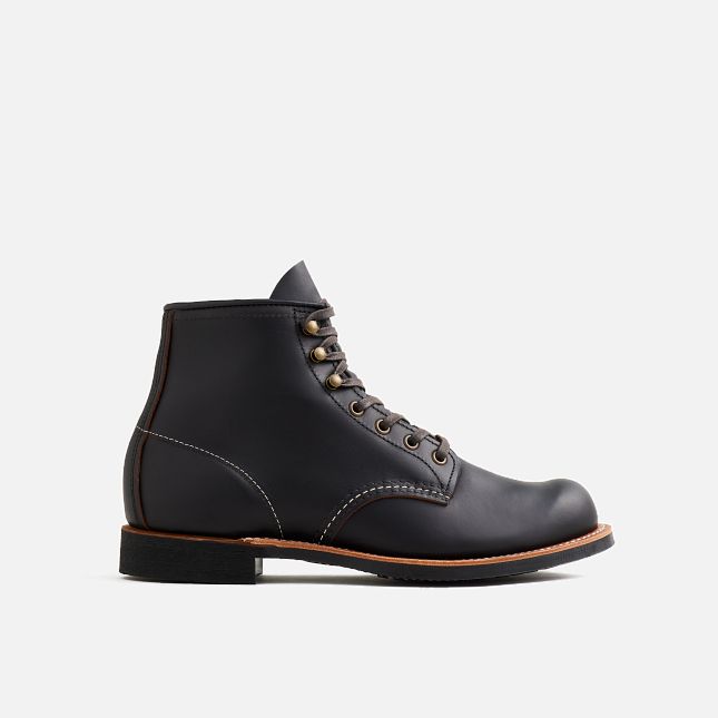 Red Wing Blacksmith #3345 - Black Prairie Leather | Harbour Thread