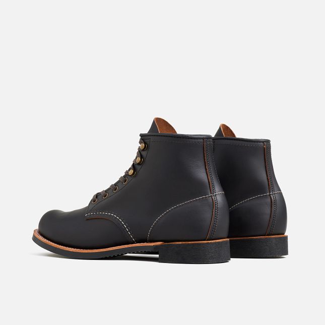 Red Wing Blacksmith #3345 - Black Prairie Leather | Harbour Thread