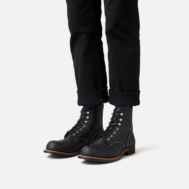 Red Wing Iron Ranger #8084 - Black Harness Leather