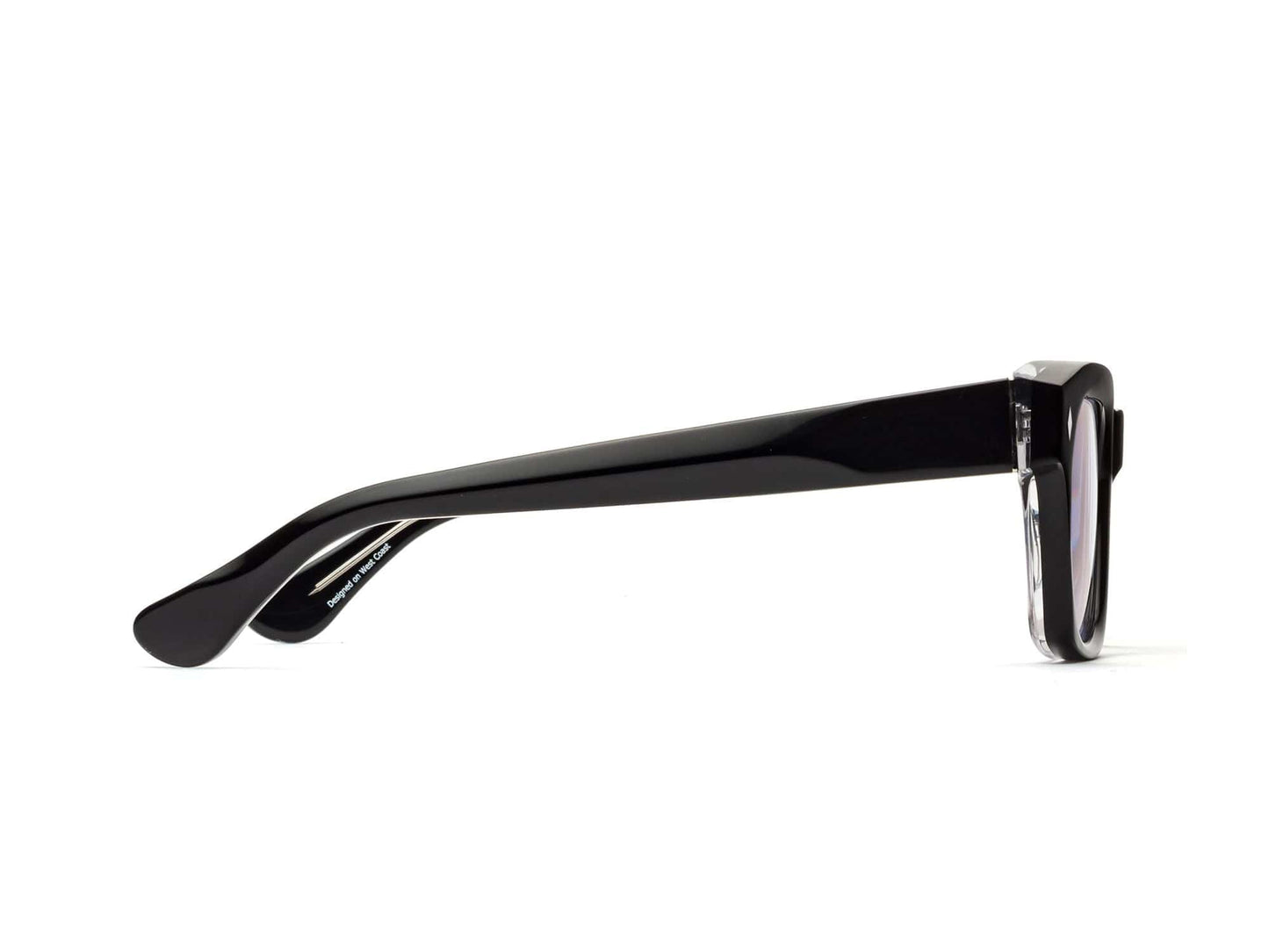 CADDIS Muzzy Reading Glasses - Gloss Black/Vodka