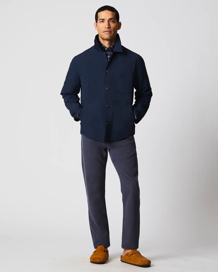 Billy Reid Carabelle Windbreaker - Navy