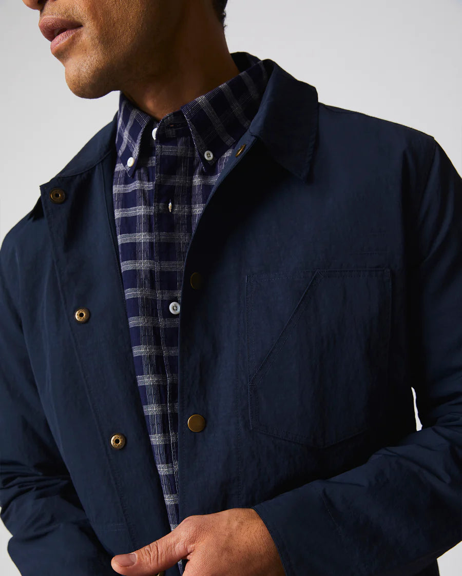Billy Reid Carabelle Windbreaker - Navy