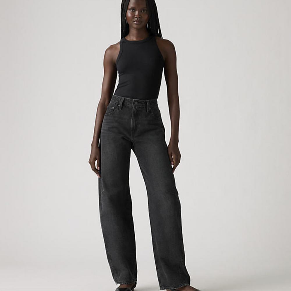 Enjoy comfortable, on-trend women's denim with the Levi's Baggy Dad Barrel Jeans. Find your perfect fit at Harbour Thread boutique in Burlington, VT!