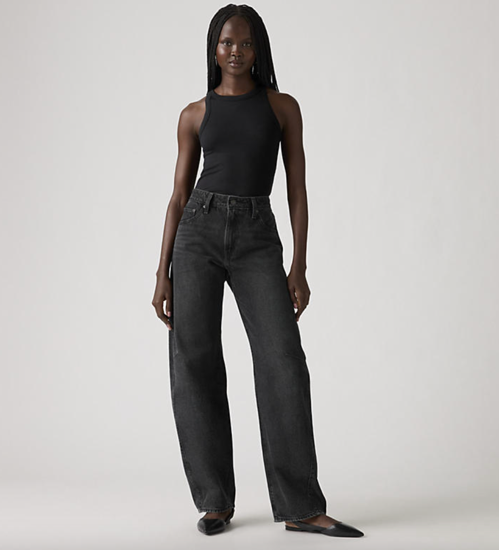 Enjoy comfortable, on-trend women's denim with the Levi's Baggy Dad Barrel Jeans. Find your perfect fit at Harbour Thread boutique in Burlington, VT!