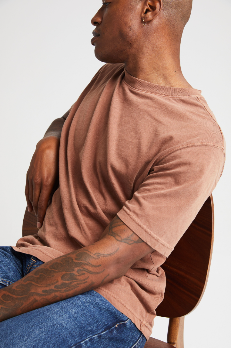 The Latte Relaxed Short Sleeve Tee by Richer Poorer