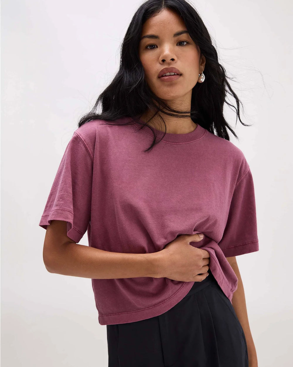 Richer Poorer Relaxed Crop Tee