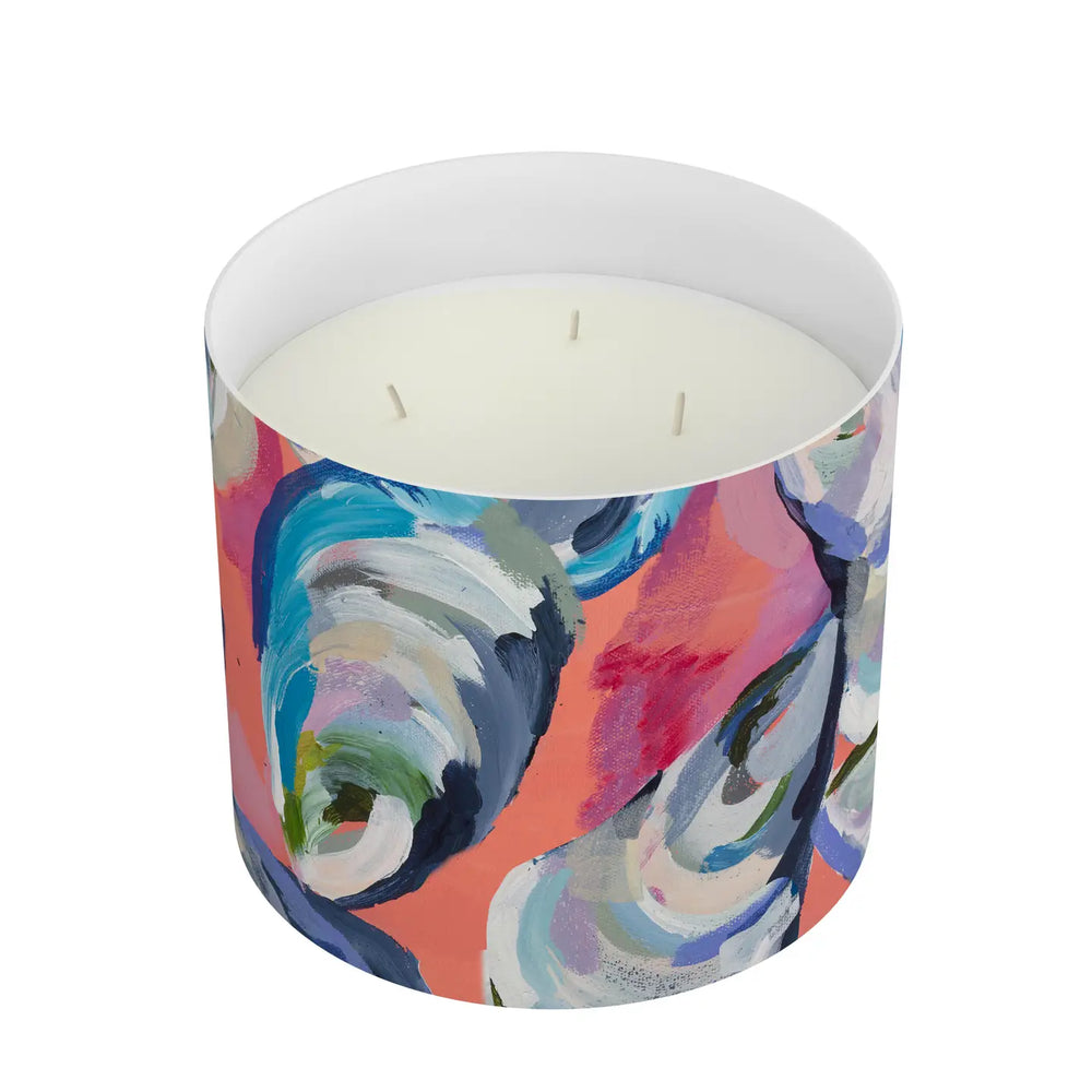 the Rose Water 3-Wick Candle by Annapolis Candle