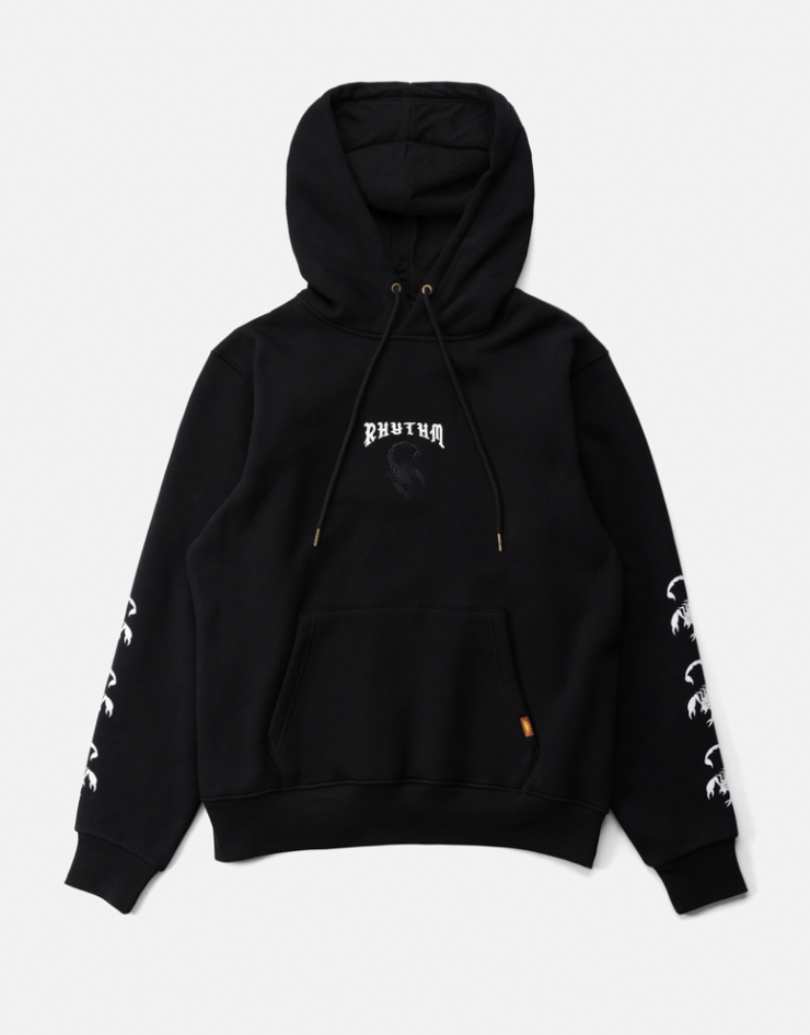 Shop the comfortable Scorpion Heavyweight Fleece Hoodie by Rhythm at Harbour Thread