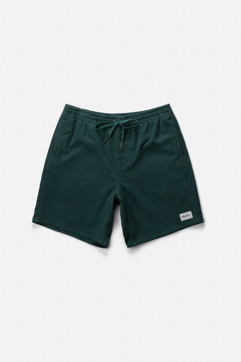 Shop the Rhythm Cord Jam men's shorts at Harbour Thread in the color Teal