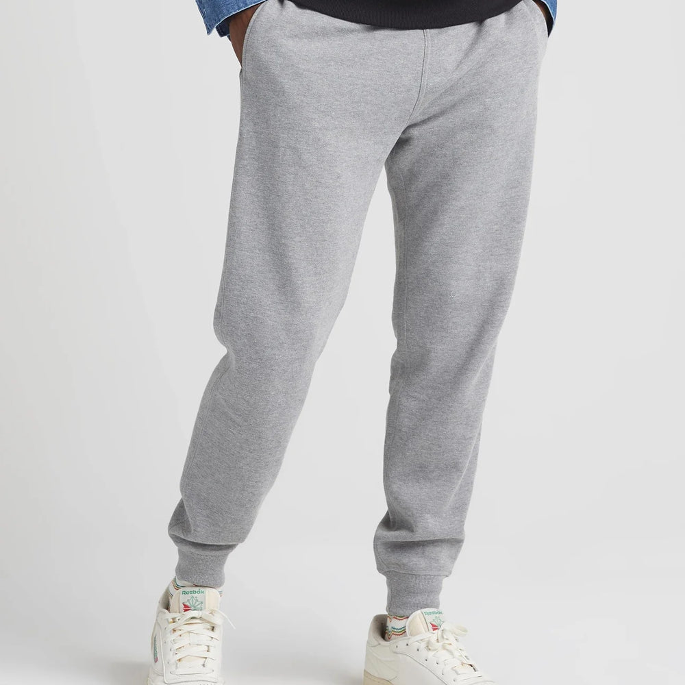 
                      
                        The Men's Heather Grey Recycled Fleece Tapered Sweatpant by Richer Poorer
                      
                    