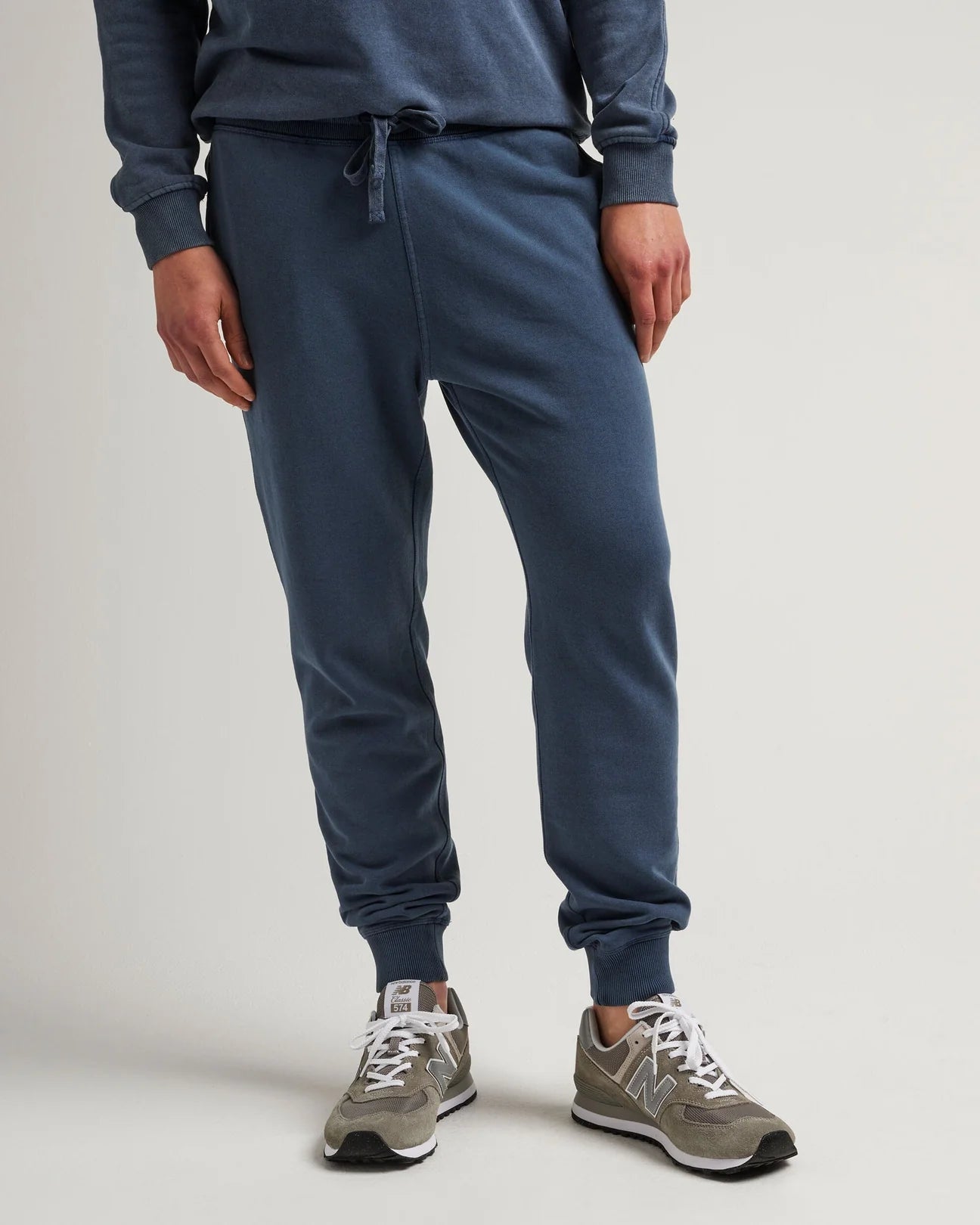 The Men's Mineral Moonlit Ocean Recycled Fleece Tapered Sweatpant by Richer Poorer