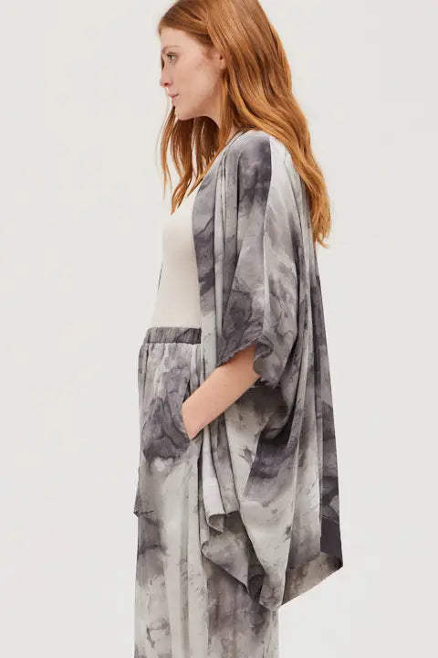 
                      
                        Misty Tie Dye Kimono - Smoke
                      
                    