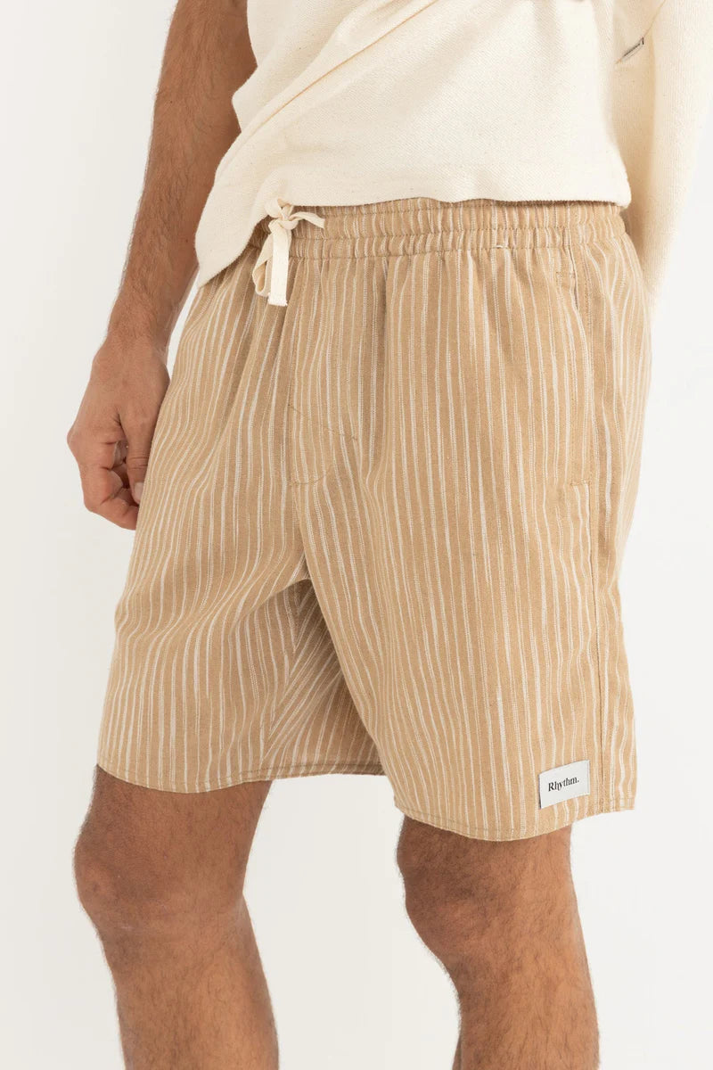 Enjoy summer in style with the Jacquard Linen Jam Men's Shorts from Rhythm. Find your pair at Harbour Thread in Burlington, VT!