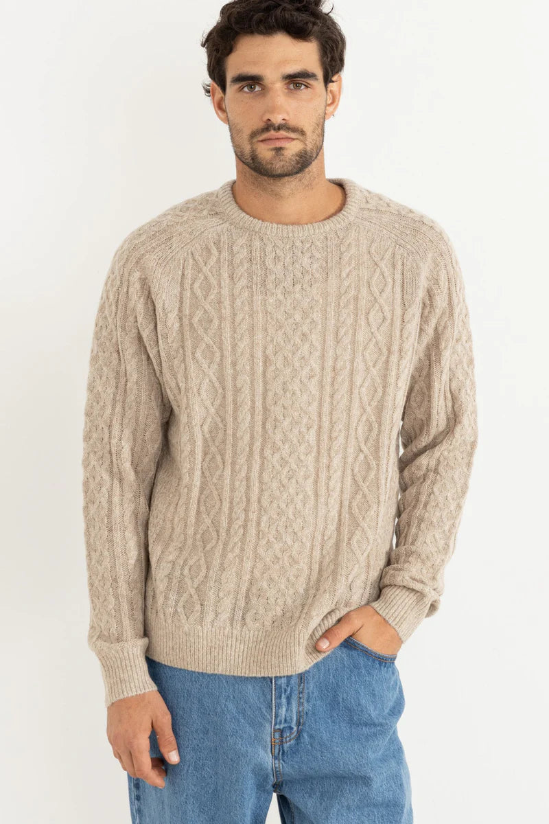 Look good while staying warm in the Rhythm Mohair Fishermans Knit Men's Sweater. Find yours at Harbour Thread in Burlington, VT!