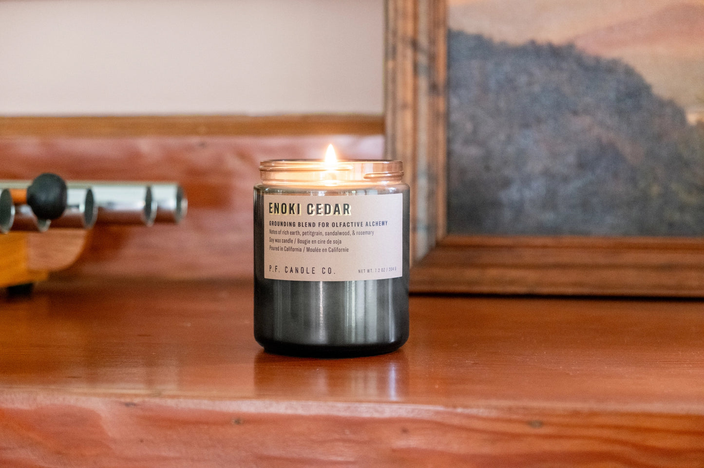 P.F. Candle Co. Enoki Cedar Alchemy Soy Candle - 7.2 oz