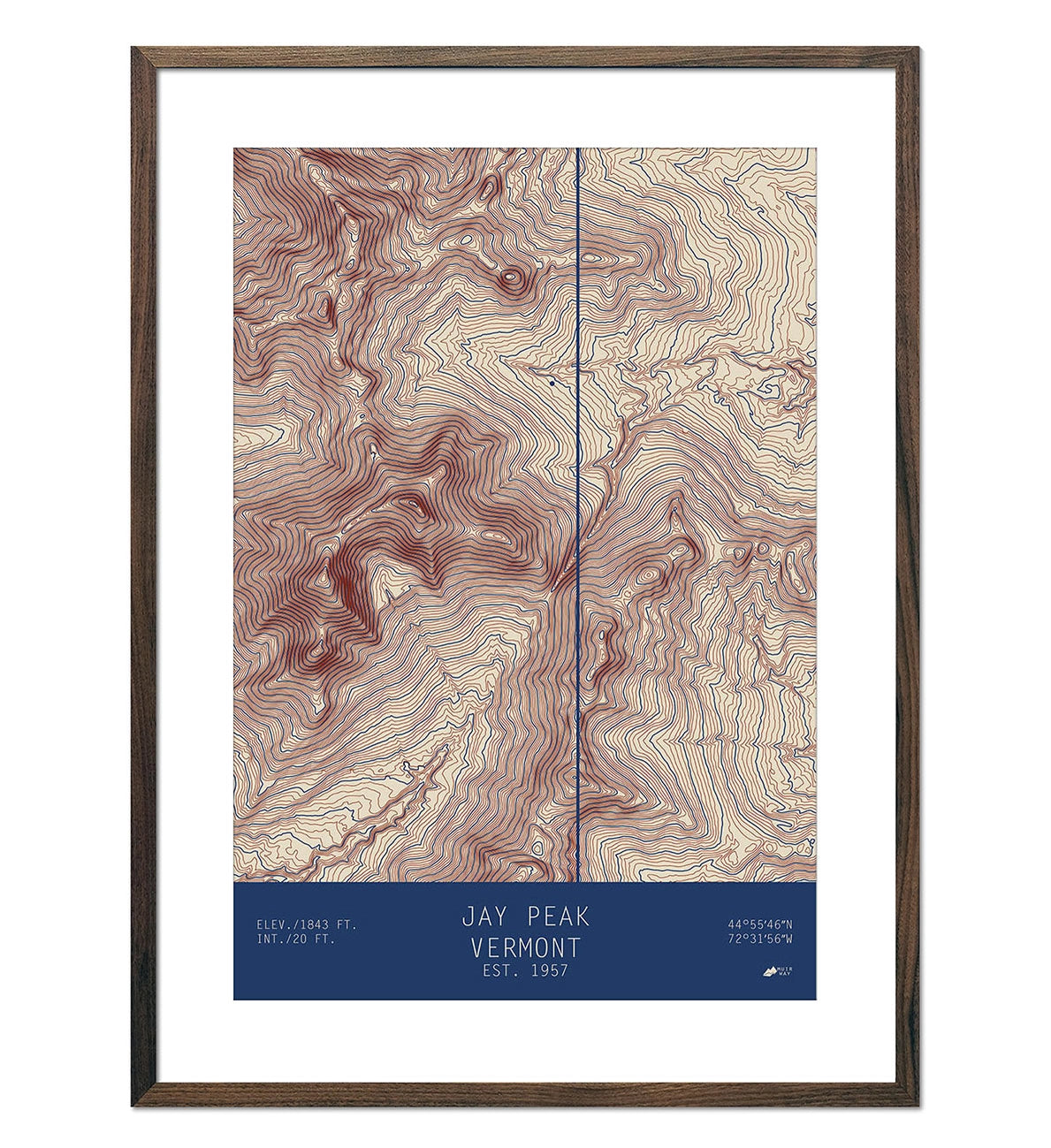 Muir Way Jay Peak Print