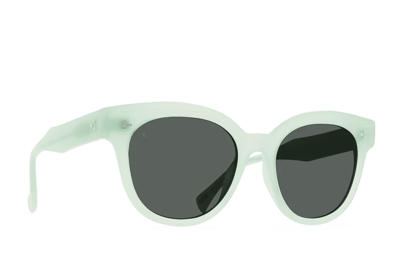 Side view of the Nikol Women's Cat-Eye Sunglasses in the color Mist by RAEN