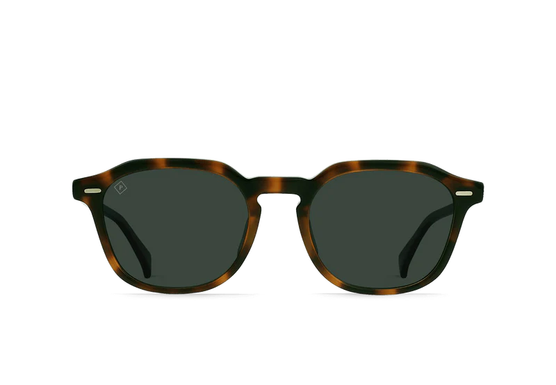 The RAEN Clyve Men's Round Sunglasses in Espresso Tortoise