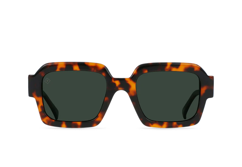 
                      
                        Front view of the Huru Mystiq Square Sunglasses by RAEN
                      
                    