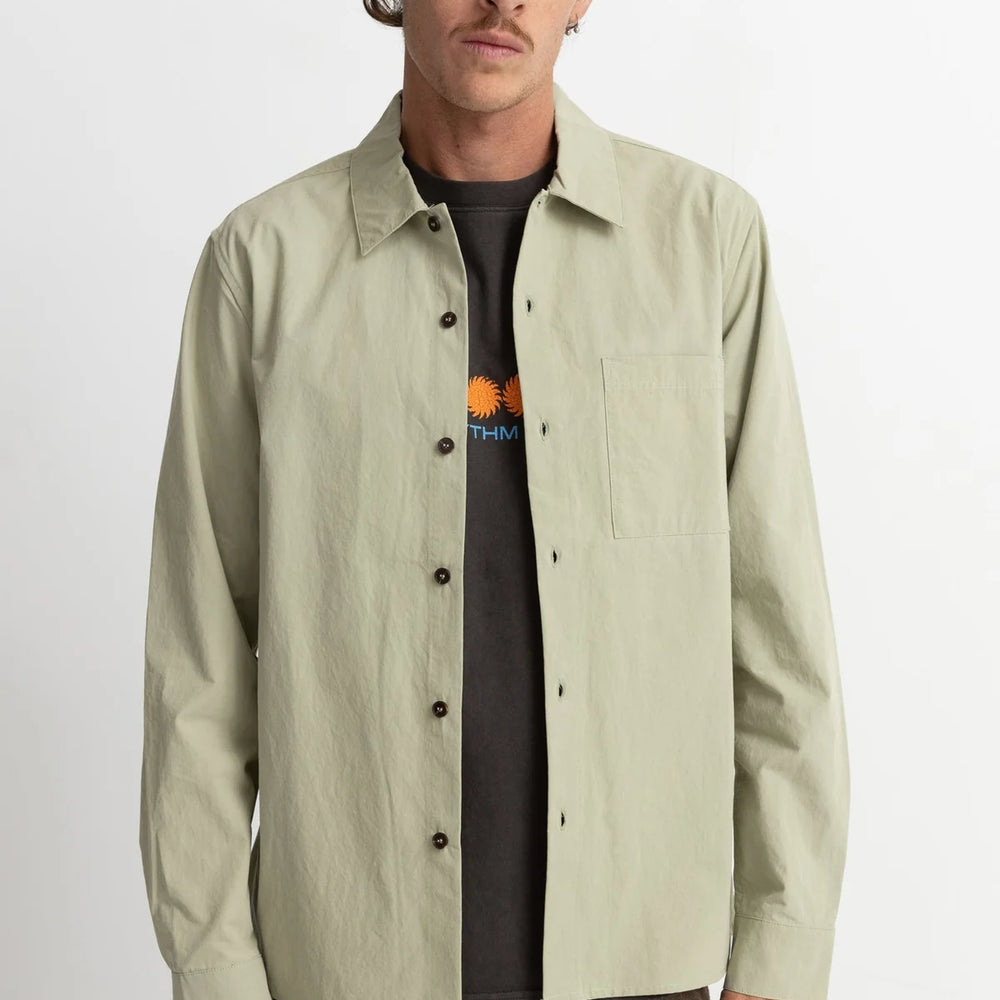 
                      
                        Rhythm Essential Long Sleeve Shirt - Sage
                      
                    