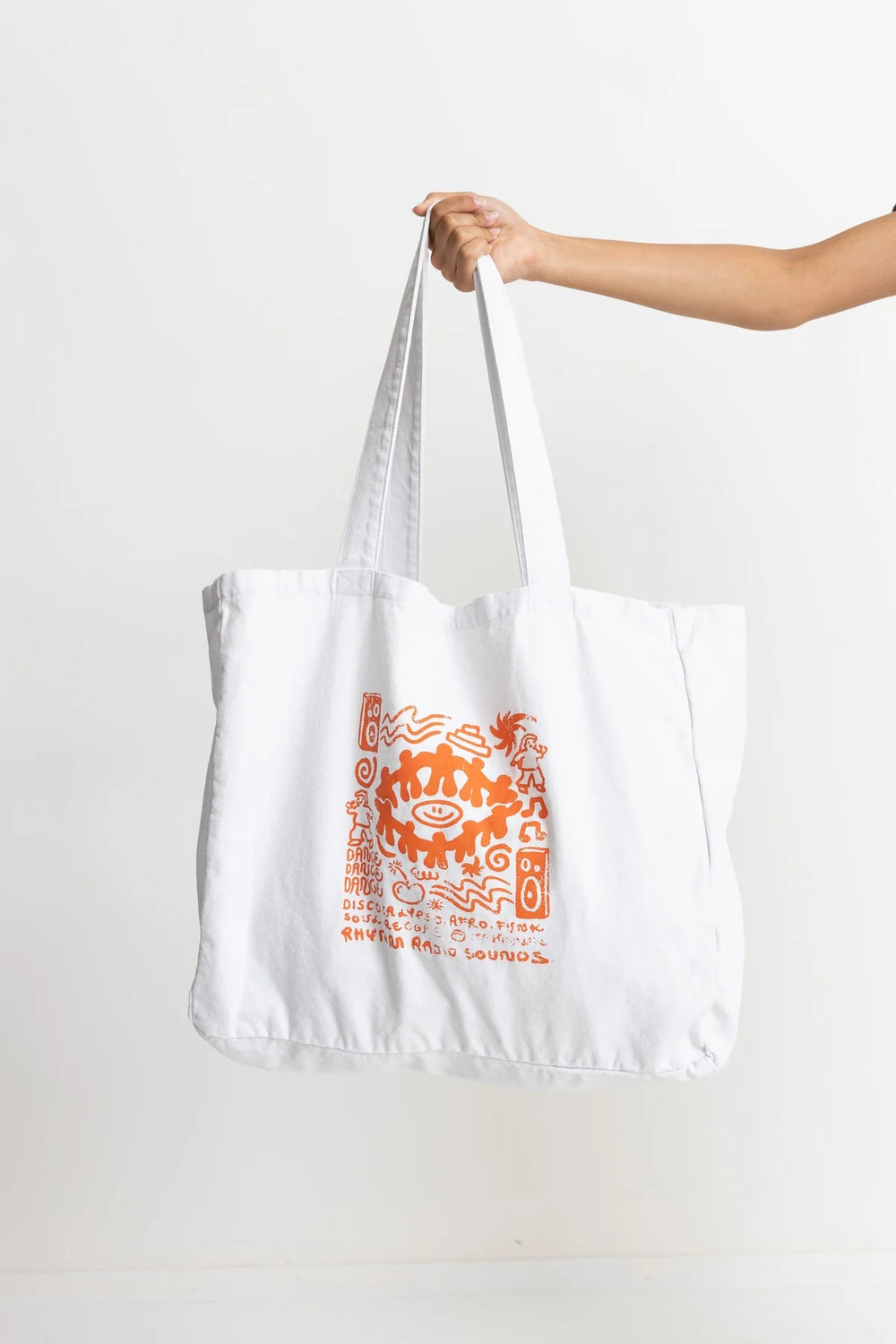 Rhythm Dance Tote Bag - Cream