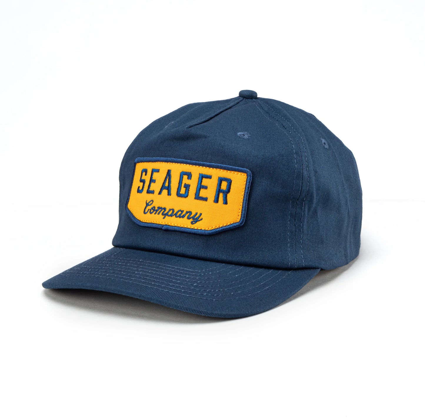 Seager's Navy and Yellow Wilson Snapback Hat