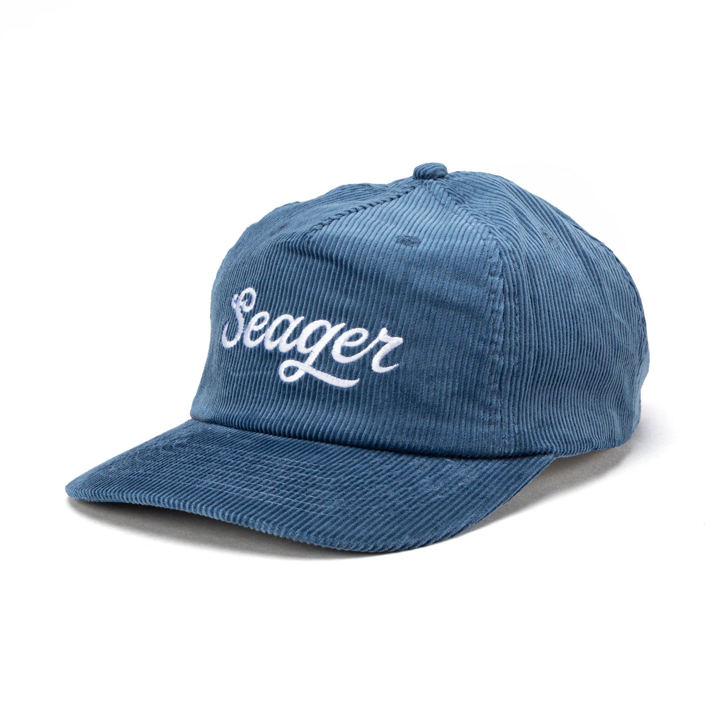 The Big Blue Corduroy Snapback hat by Seager