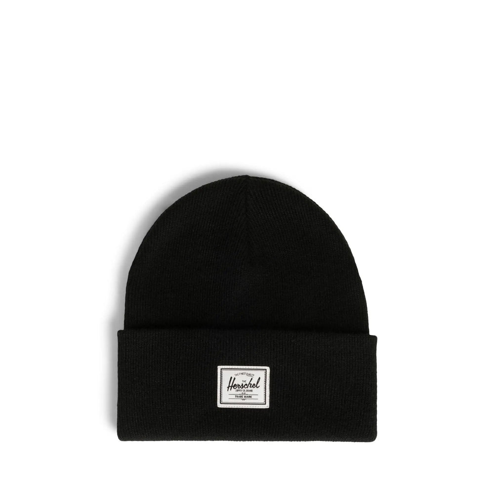 The black Herschel Elmer Beanie at Harbour Thread