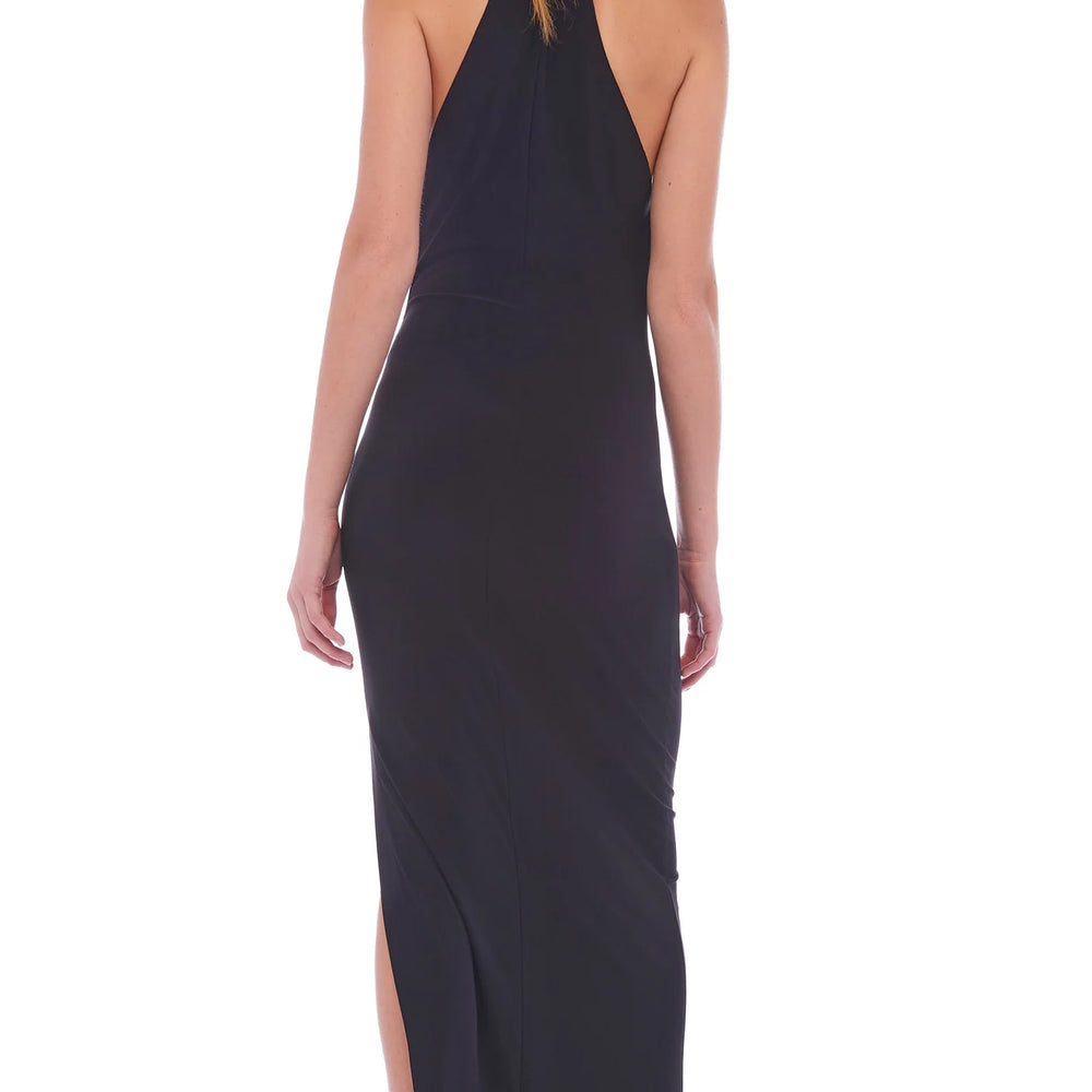 
                      
                        Norma Kamali Halter Neeta Side Slit Gown - Black
                      
                    