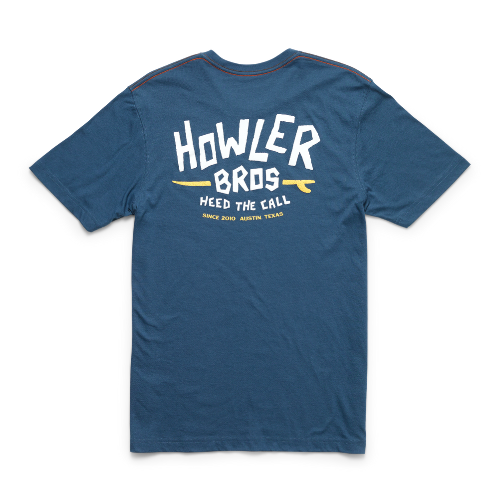 Back view of the Blended Howler Rider T-Shirt by Howler Bros