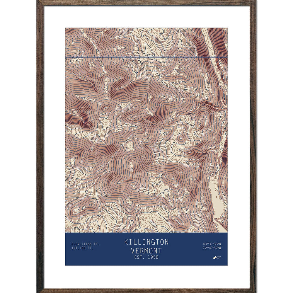 Shop the Muir Way Killington Print in Bluebird at Harbour Thread boutique in Burlington, VT. 