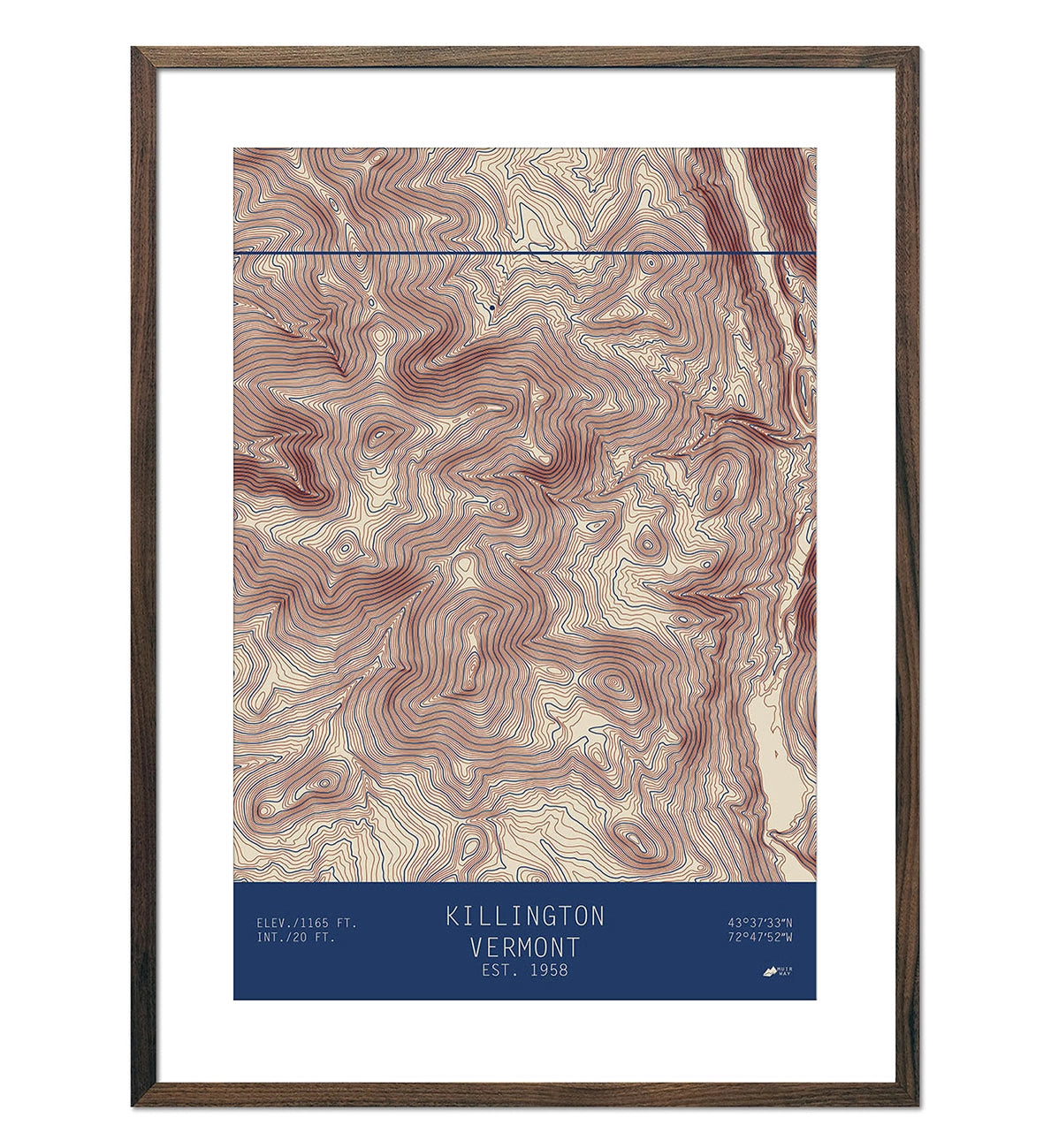 Shop the Muir Way Killington Print in Bluebird at Harbour Thread boutique in Burlington, VT. 