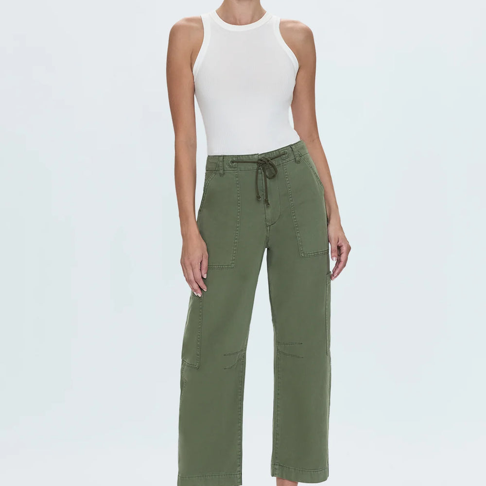 
                      
                        For pants with a subtle bowed leg shape and modern refinement, shop the Sabrina Utility Pants from Pistola, now at Harbour Thread
                      
                    