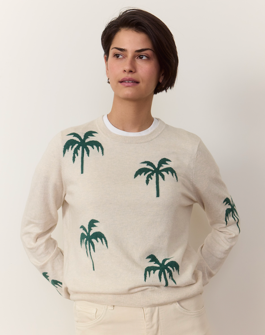 Shop the Sand Palms Icon Sweater by Marine Layer at Harbour Thread. 