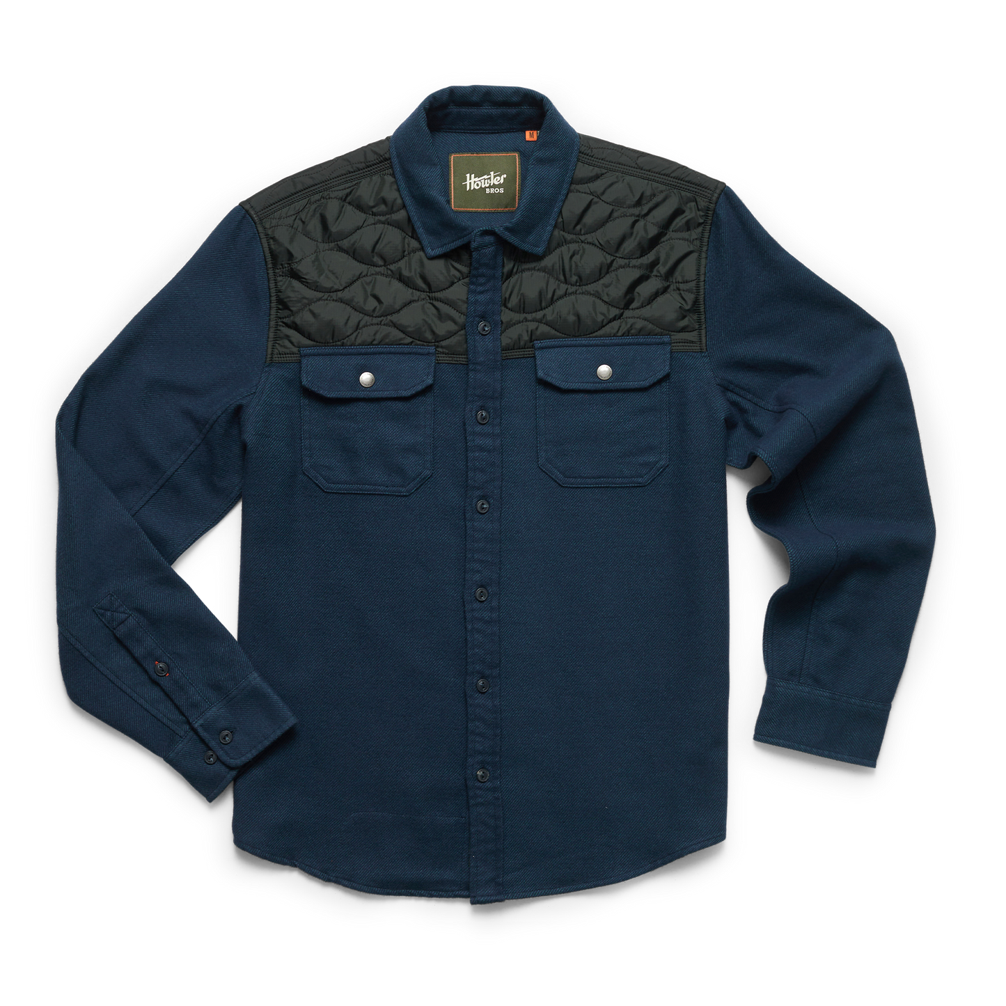 The Station Blue Quintana Quilted Flannel by Howler Brothers