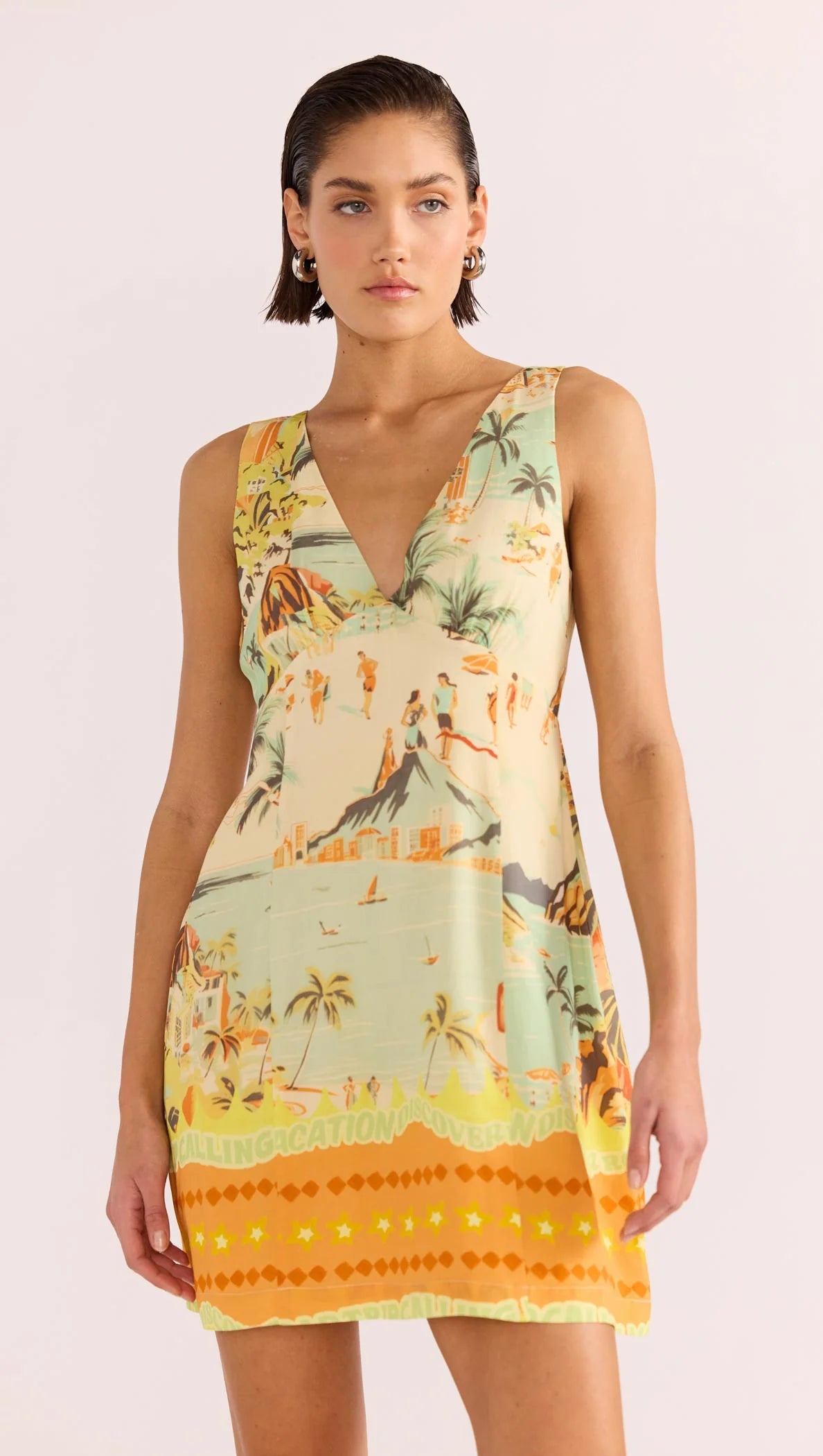 Find the beach Vacanza Mini Dress by MINKPINK at Harbour Thread for fun spring break style