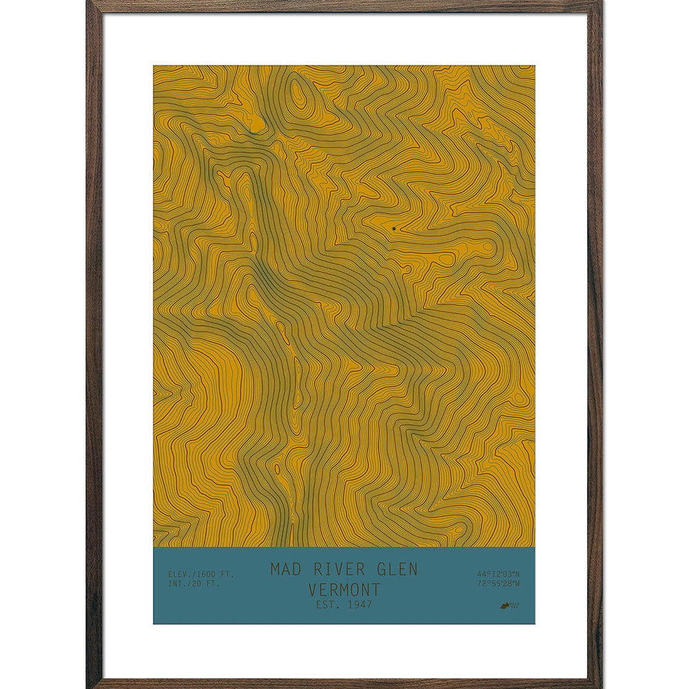 The Muir Way Mad River Glen Print is the perfect gift for your Vermont mountain-loving friends. Find it at Harbour Thread in Burlington, VT!