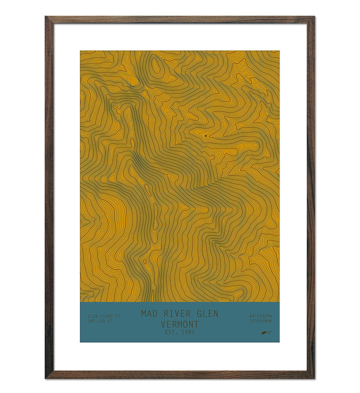 The Muir Way Mad River Glen Print is the perfect gift for your Vermont mountain-loving friends. Find it at Harbour Thread in Burlington, VT!