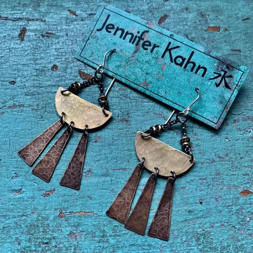 The Small Sunshine Daydream Earrings by Jennifer Kahn Jewelry