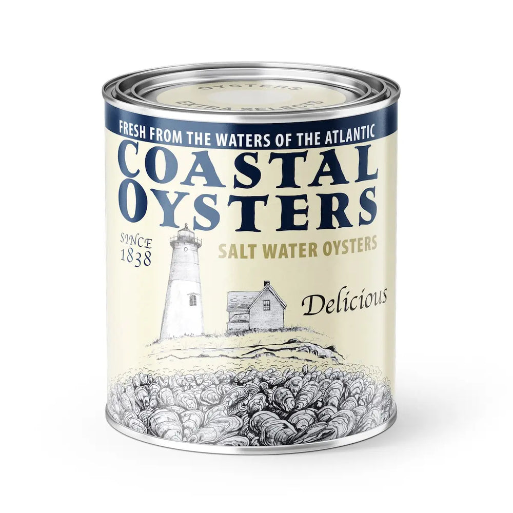 Annapolis Candle Vintage Coastal Oysters Oyster Style Candle