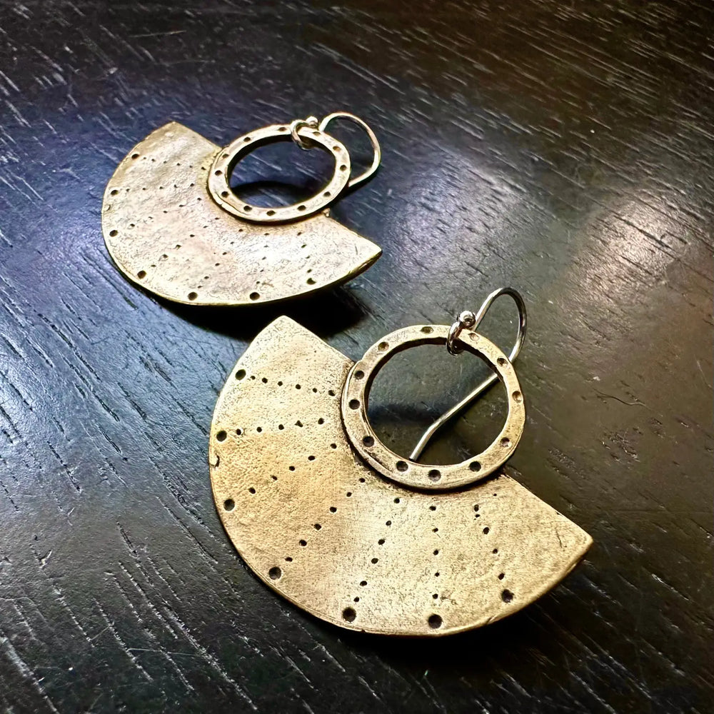 
                      
                        The Brass Neo Mezza Earrings by Jennifer Kahn Jewelry
                      
                    