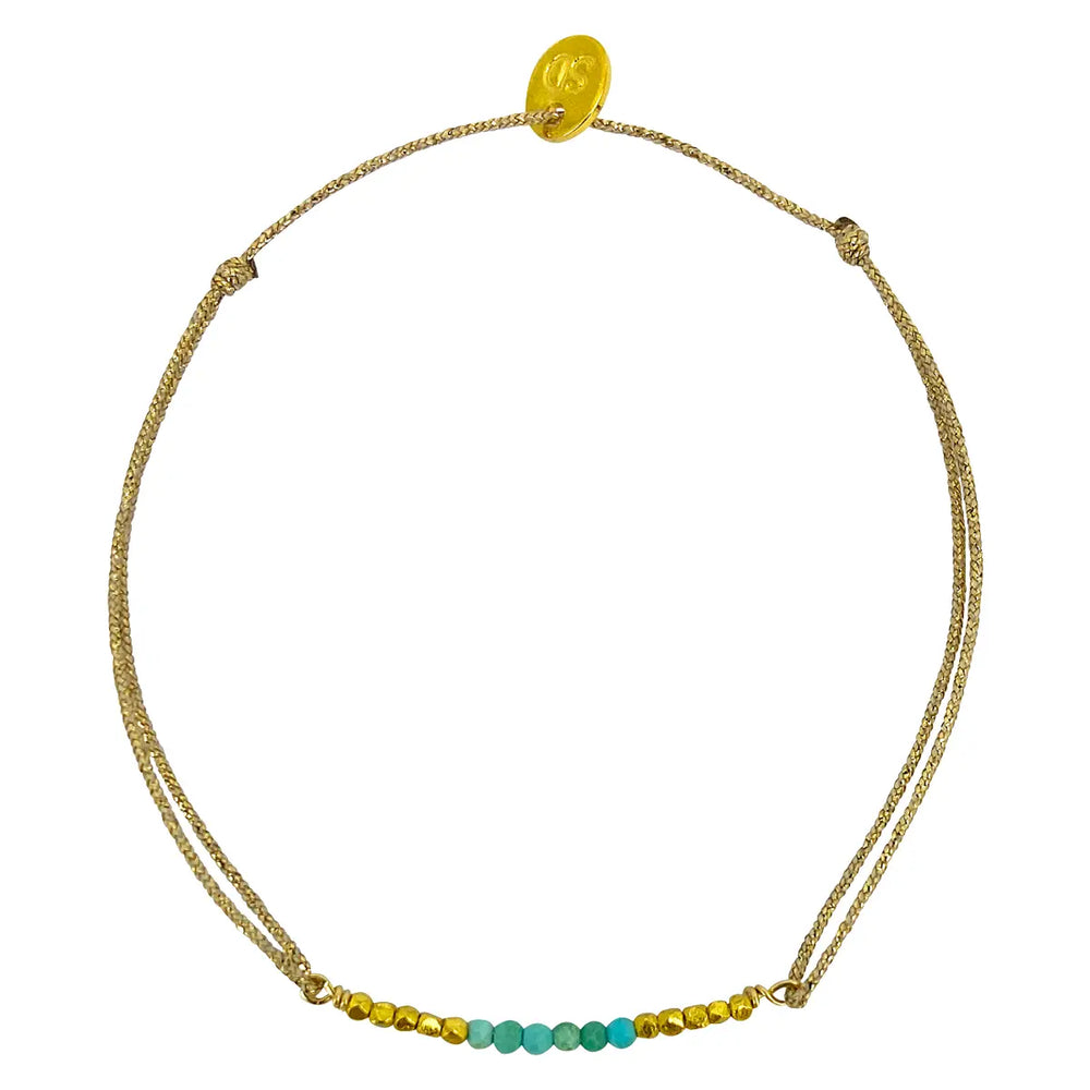 The Turquoise Love Land Bracelet by Sophie Deschamps Bijoux