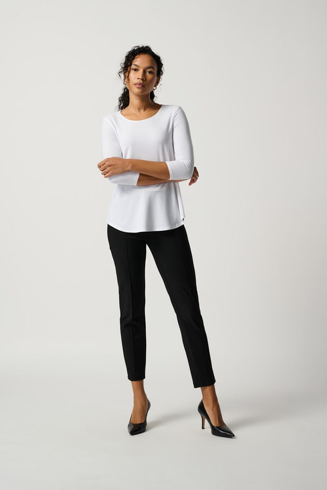 Joseph Ribkoff Classic Structured Slim Pant - Black