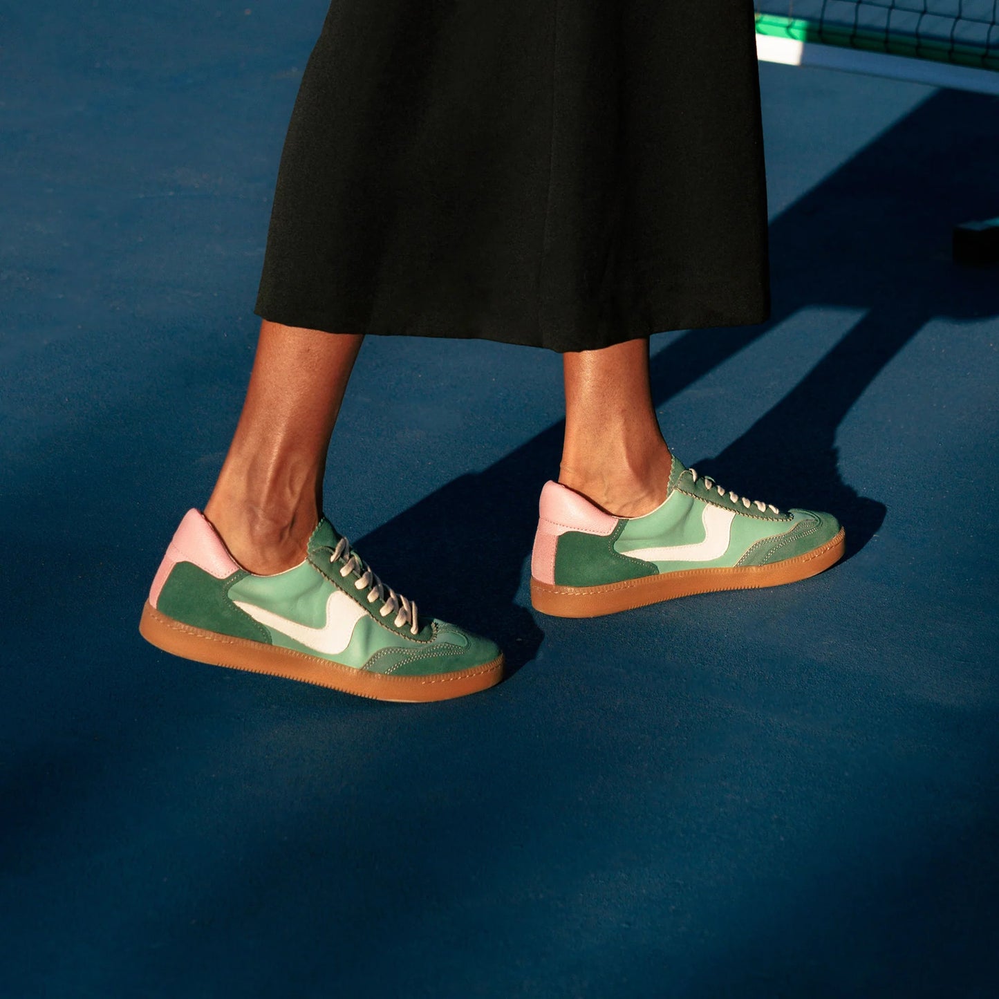 Find the green suede low top Notice Sneakers by Dolce Vita at Harbour Thread for comfortable and cute spring style