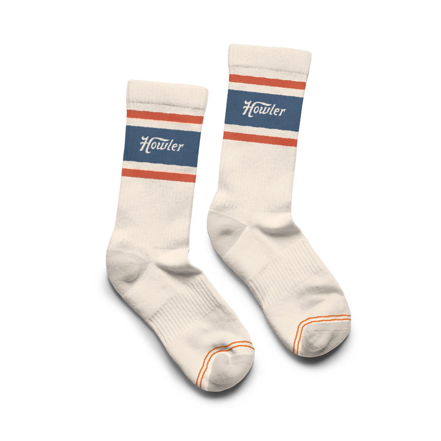 The Howler Script Socks in White