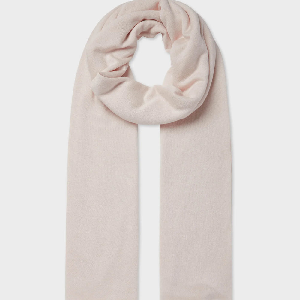 
                      
                        Flat lay view of White + Warren's Silk Cashmere Travel Wrap in the color Light Rose
                      
                    