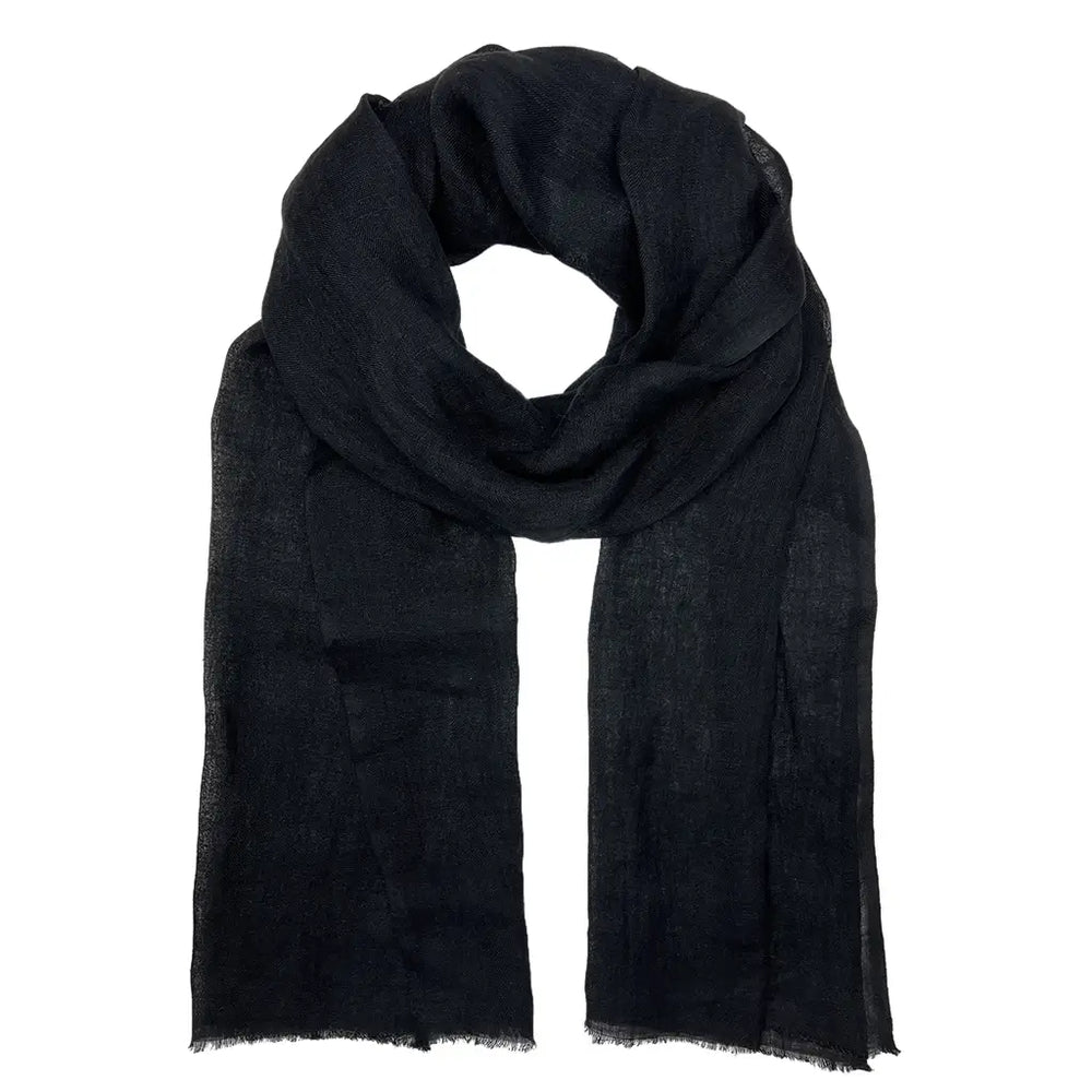 Slate + Salt Ethiopian Gauze Linen Scarf